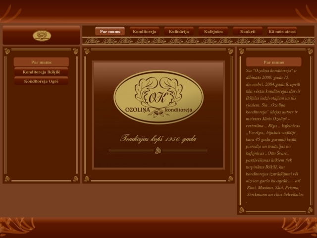Ozoliņa konditoreja, SIA